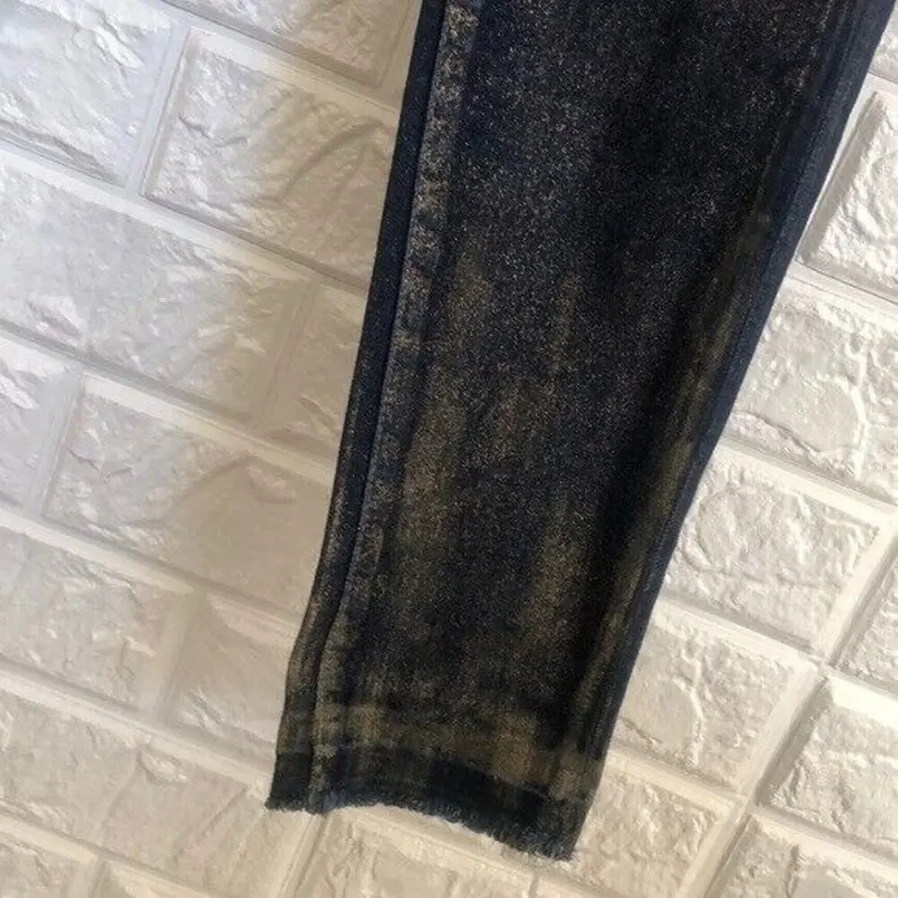 Ralph Lauren frayed hem gold‎ Dust mid rise skinny jeans Women’s Size 2